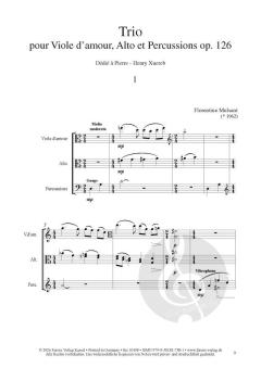 Trio op. 126 von Florentine Mulsant 
