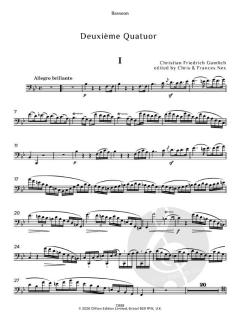 Deuxième Quatuor von Christian Friedrich Gumlich (Download) 
