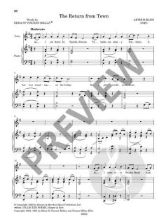 2 American Poems and other songs von Arthur Bliss 