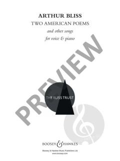 2 American Poems and other songs von Arthur Bliss 