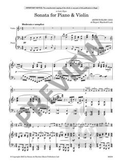 Sonate von Arthur Bliss 