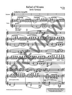 Ballad of Nicaea op. 120 von Fazil Say 