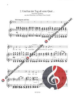 Turmwächterlied und andere Gesänge op. 8 von Alexander von Zemlinsky 