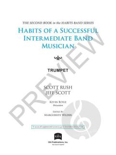 Habits of a Successful Intermediate Band Musician von Scott Rush 