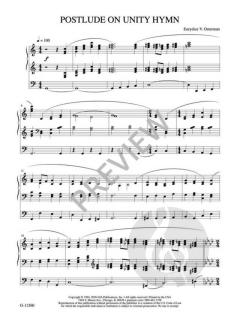 Postlude on Unity Hymn von Eurydice V. Osterman 