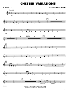 Chester Variations von Elliot del Borgo (Download) 