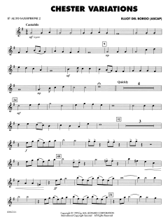 Chester Variations von Elliot del Borgo (Download) 