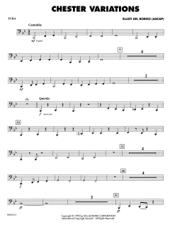 Chester Variations von Elliot del Borgo (Download) 