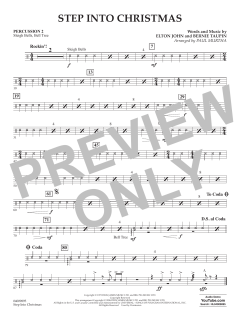 Step into Christmas (arr. Paul Murtha) von Elton John (Download) 