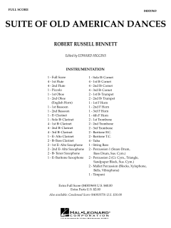 Suite Of Old American Dances von Robert Russell Bennett (Download) 