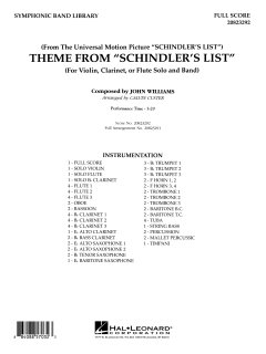 Theme from 'Schindler's List' von John Williams (Download) 