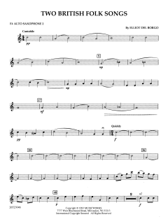 Two British Folk Songs von Elliot del Borgo (Download) 