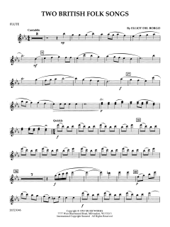 Two British Folk Songs von Elliot del Borgo (Download) 