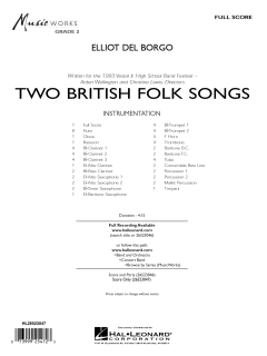 Two British Folk Songs von Elliot del Borgo (Download) 
