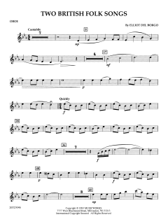 Two British Folk Songs von Elliot del Borgo (Download) 