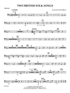 Two British Folk Songs von Elliot del Borgo (Download) 