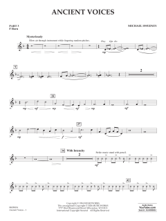 Ancient Voices von Michael Sweeney (Download) 