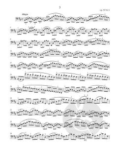 Etüden für Violoncello solo von Justus Johann Friedrich Dotzauer (Download) 