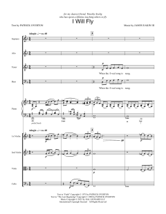 I Will Fly (String Quartet) von James Granville Eakin (Download) 