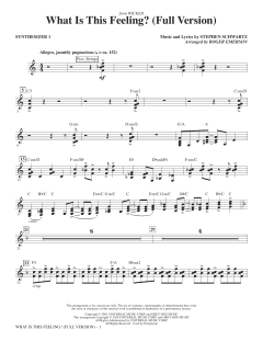 What Is This Feeling? (Full Version) von Stephen Schwartz (Download) 