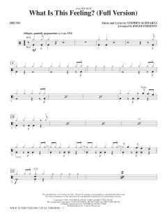What Is This Feeling? (Full Version) von Stephen Schwartz (Download) 