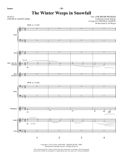 The Winter Weeps in Snowfall von Joseph M. Martin (Download) 