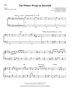 The Winter Weeps in Snowfall von Joseph M. Martin (Download) 