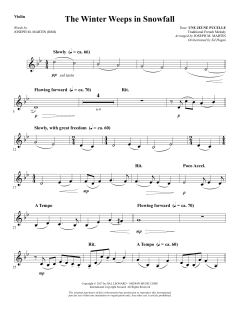The Winter Weeps in Snowfall von Joseph M. Martin (Download) 