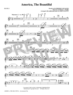 America The Beautiful von Samuel Augustus Ward (Download) 