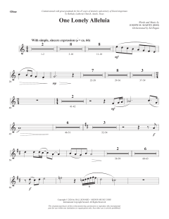 One Lonely Alleluia von Joseph M. Martin (Download) 