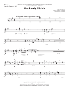One Lonely Alleluia von Joseph M. Martin (Download) 