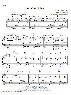 For You I Live von Ken Reynolds (Download) 