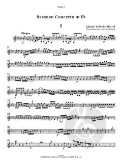 Basson Concerto in E flat von Johann Wilhelm Hertel (Download) 