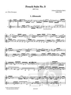 French Suite No. 3 BWV 814 von Johann Sebastian Bach 