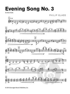 Evening Song No. 3 von Philip Glass 