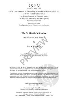 The St. Martin's Service von Lucy Walker 