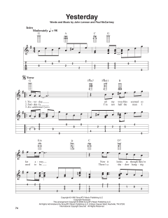 Yesterday von The Beatles (Download) 