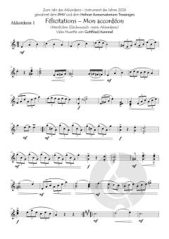 Félicitations - Mon accordéon (Herzlichen Glückwunsch -mein Akkordeon)