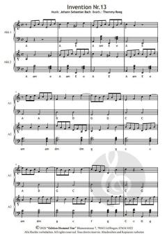 2-stimmige Inventionen von Bach von Johann Sebastian Bach (Download) 