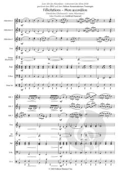 Félicitations - Mon accordéon (Herzlichen Glückwunsch - mein Akkordeon) von Gottfried Hummel (Download) 