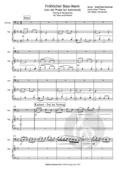 Fröhlicher Bass-Mann von Gottfried Hummel (Download) 