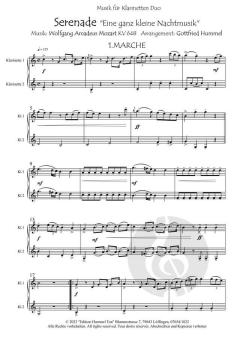 Serenade "Eine ganz kleine Nachtmusik" KV 648 von Wolfgang Amadeus Mozart (Download) 