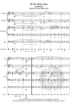 Streetlife live! Je te veux (Valse Musette) von Erik Satie (Download) 