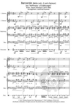 Streetlife live! Barcarole (Belle nuit, ô nuit d'amour) aus "Hoffmann´s Erzählungen" von Jacques Offenbach (Download) 