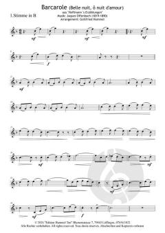 Streetlife live! Barcarole (Belle nuit, ô nuit d'amour) aus "Hoffmann´s Erzählungen" von Jacques Offenbach (Download) 