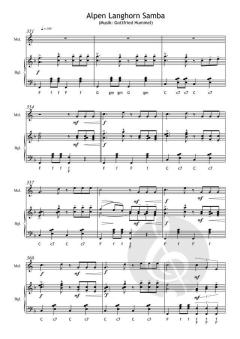 Alphorn Piccolinis 2 von Gottfried Hummel (Download) 