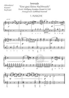 Serenade "Eine ganz kleine Nachtmusik" KV 648 von Wolfgang Amadeus Mozart (Download) 