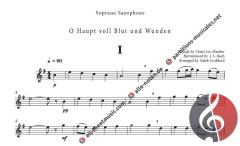 Bach Chorale Saxophone Collection von Johann Sebastian Bach (Download) 