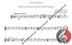 Bach Chorale Saxophone Collection von Johann Sebastian Bach (Download) 