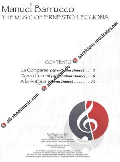 The Music Of Ernesto Lecuona For Solo Guitar von Ernesto Lecuona Casado 